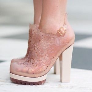 Melissa + Herchcovitch;Alexandre Flower Boot pink size US 5 / EUR 35/36